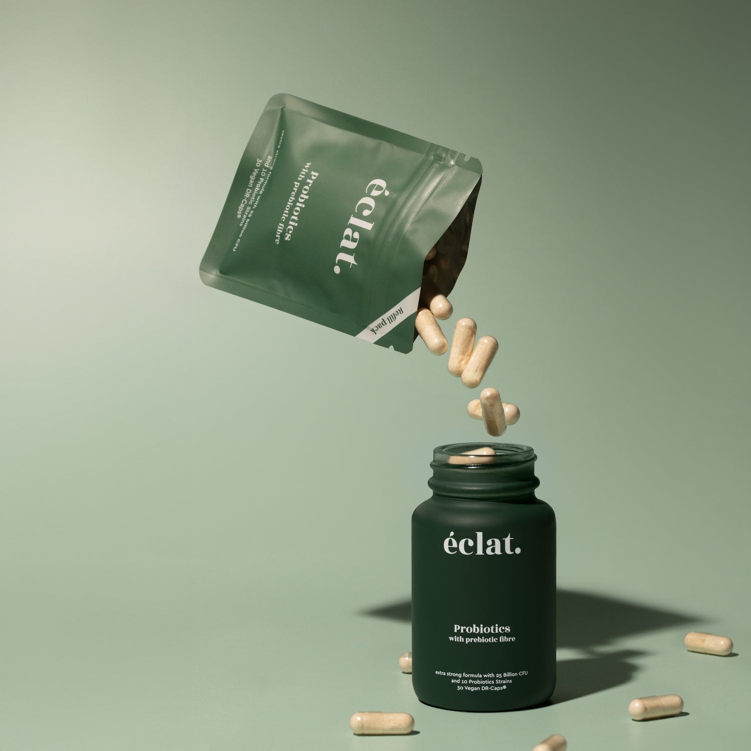 Pre &amp; Probiotics Complex refillförpackning - 1 månads förbrukning